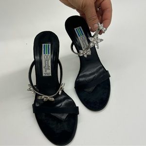 Arnold Churgan Heels with Diamond Straps